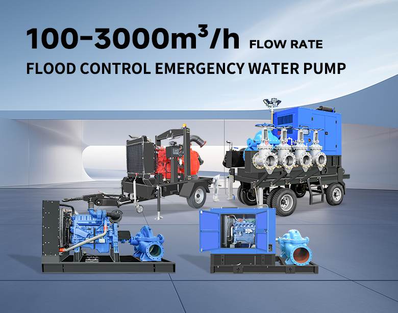 Flood control water pump