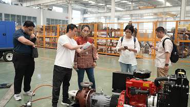 Indonesian customers purchase water pump units
