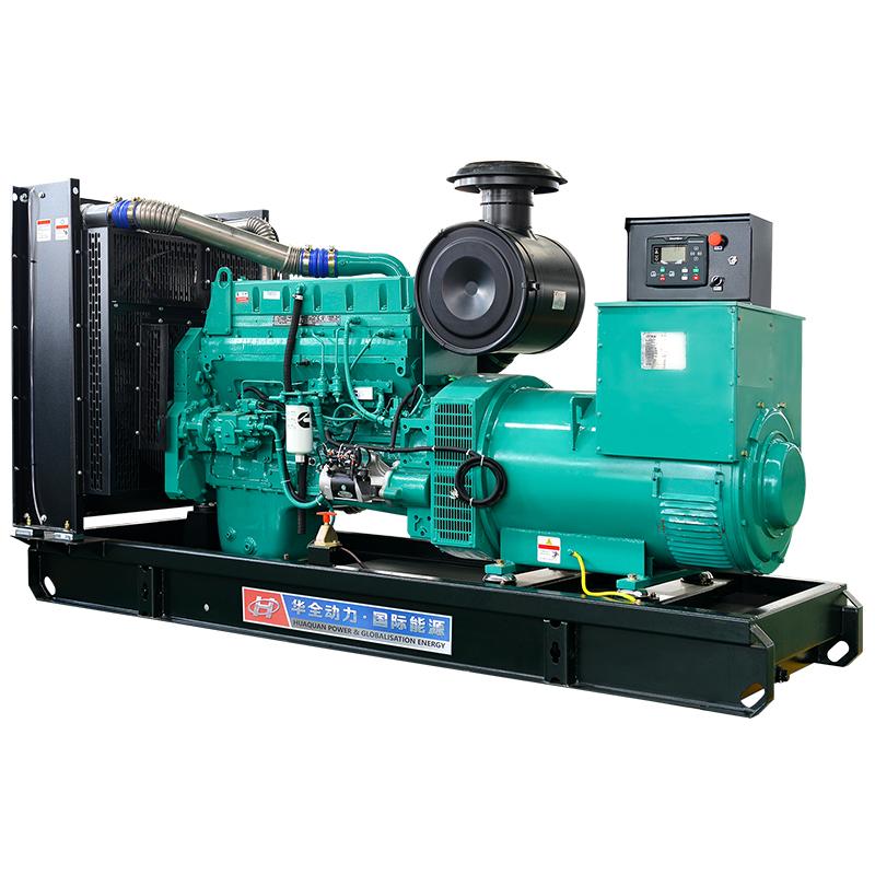 Cummins 250KW/312.5KVA open generator for road construction