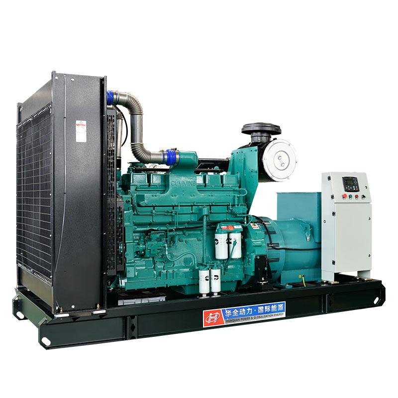 Cummins 500KWW/625KVA 400V/230V open generator low fuel use