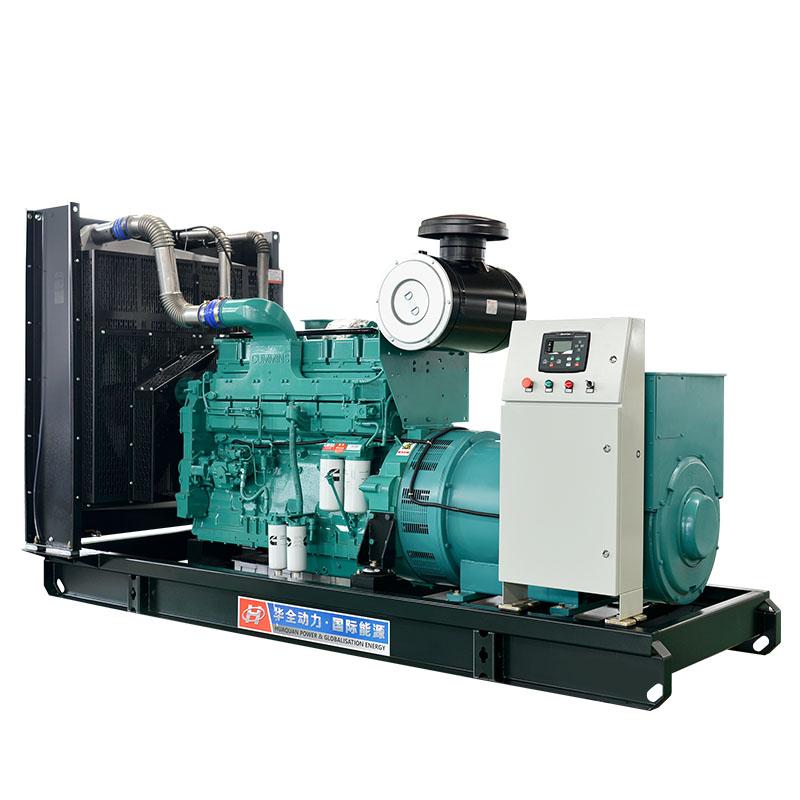 Cummins 500KWW/625KVA 400V/230V open generator low fuel use