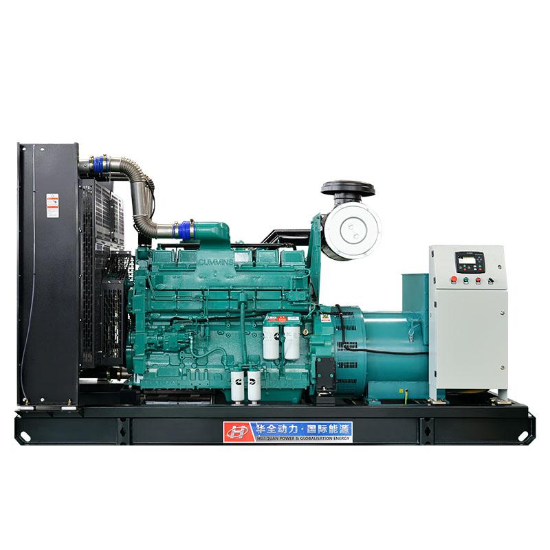 Cummins 500KWW/625KVA 400V/230V open generator low fuel use
