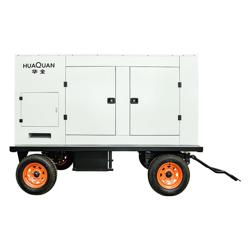 200KW emergency power standby genset mobile silent type diesel generator